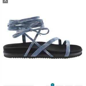 ROAM denim vine sandals 38